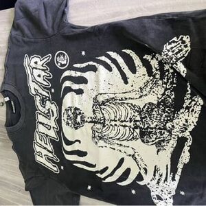Hellstar Gray Graphic Men's Shirt